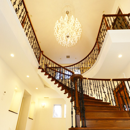 踊り場：螺旋階段1