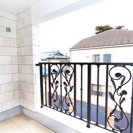 玄関上バルコニー