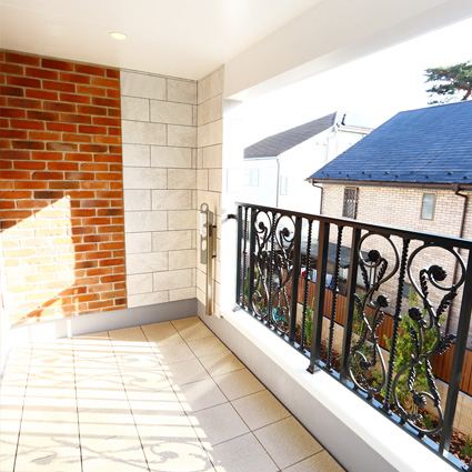 主寝室バルコニー