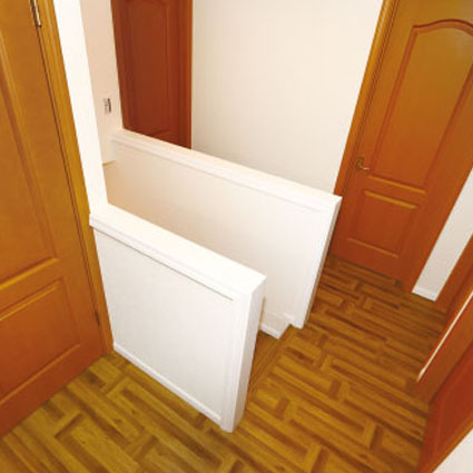 階段踊り場：別角度